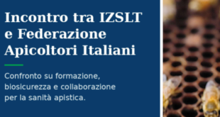 Incontro tra IZSLT e Federazione Apicoltori Italiani: